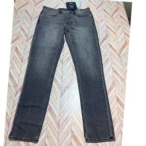 NWT BLK DNM NYC Womens Size 27 Straight Leg Jeans Gray Washed Denim‎ Y2K